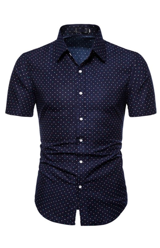 Stylish Printed Short Sleeve Shirt - Kalizeh