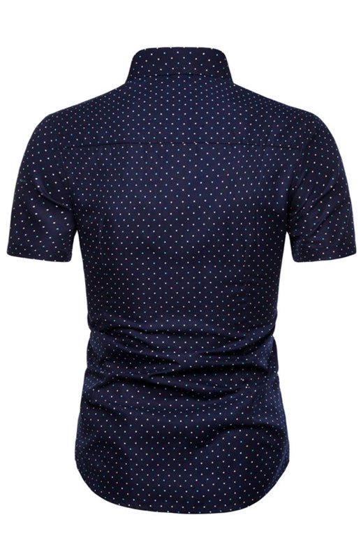 Stylish Printed Short Sleeve Shirt - Kalizeh