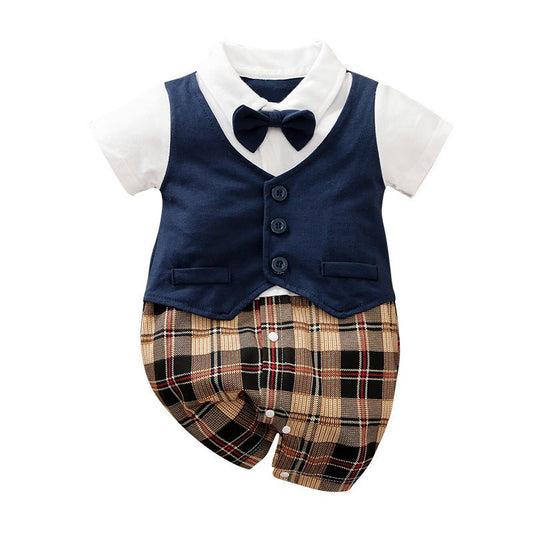 Summer Gentleman's Charm Baby Bodysuit - Kalizeh