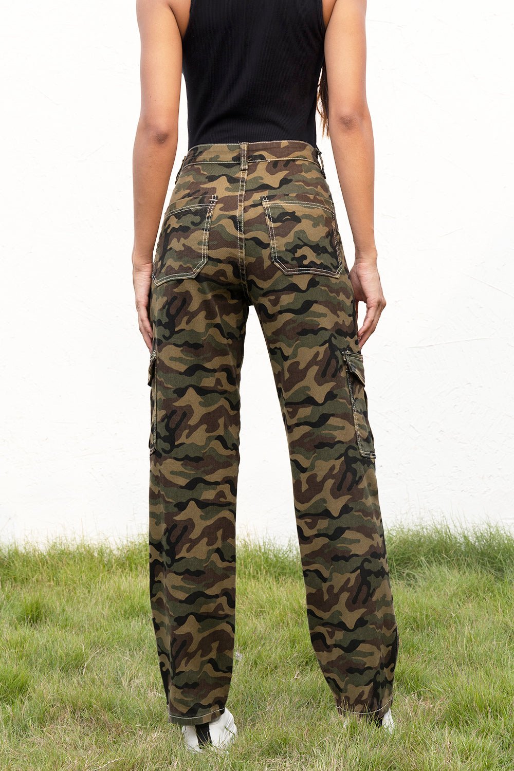 Tactical Style Camo Cargo Pants - Kalizeh