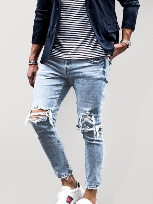 Trendy Stylish Ripped Jeans - Kalizeh