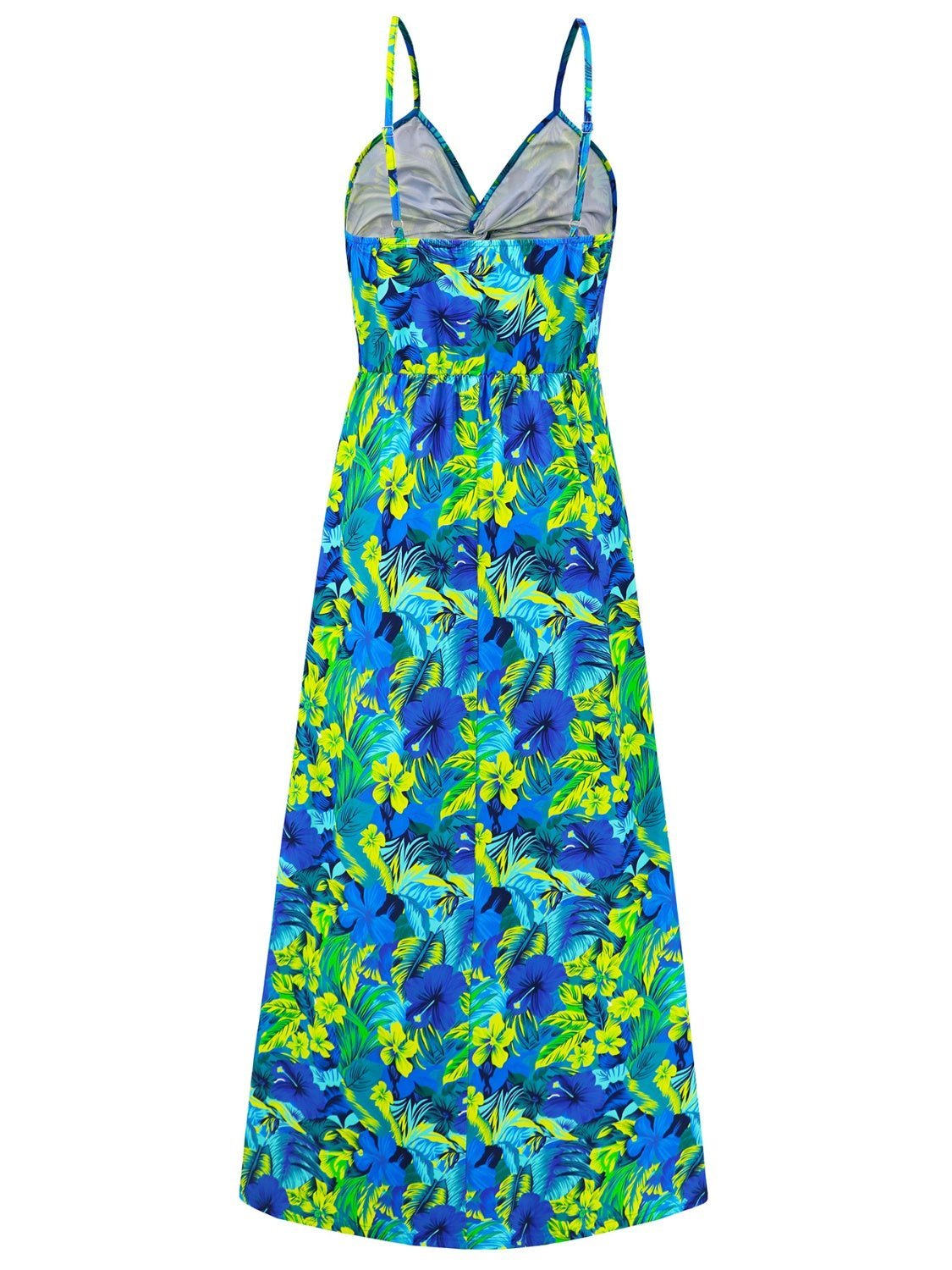 Twisted Floral V-Neck Camisole Dress - Kalizeh