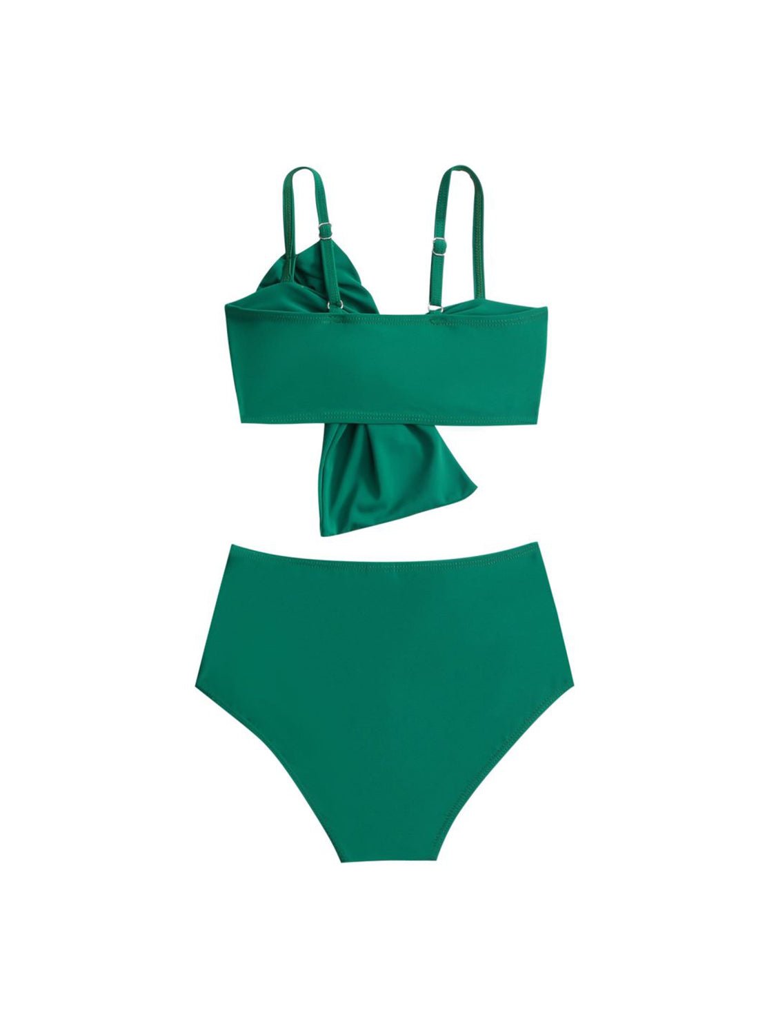 Twisted Spaghetti Strap Swim Set - Kalizeh