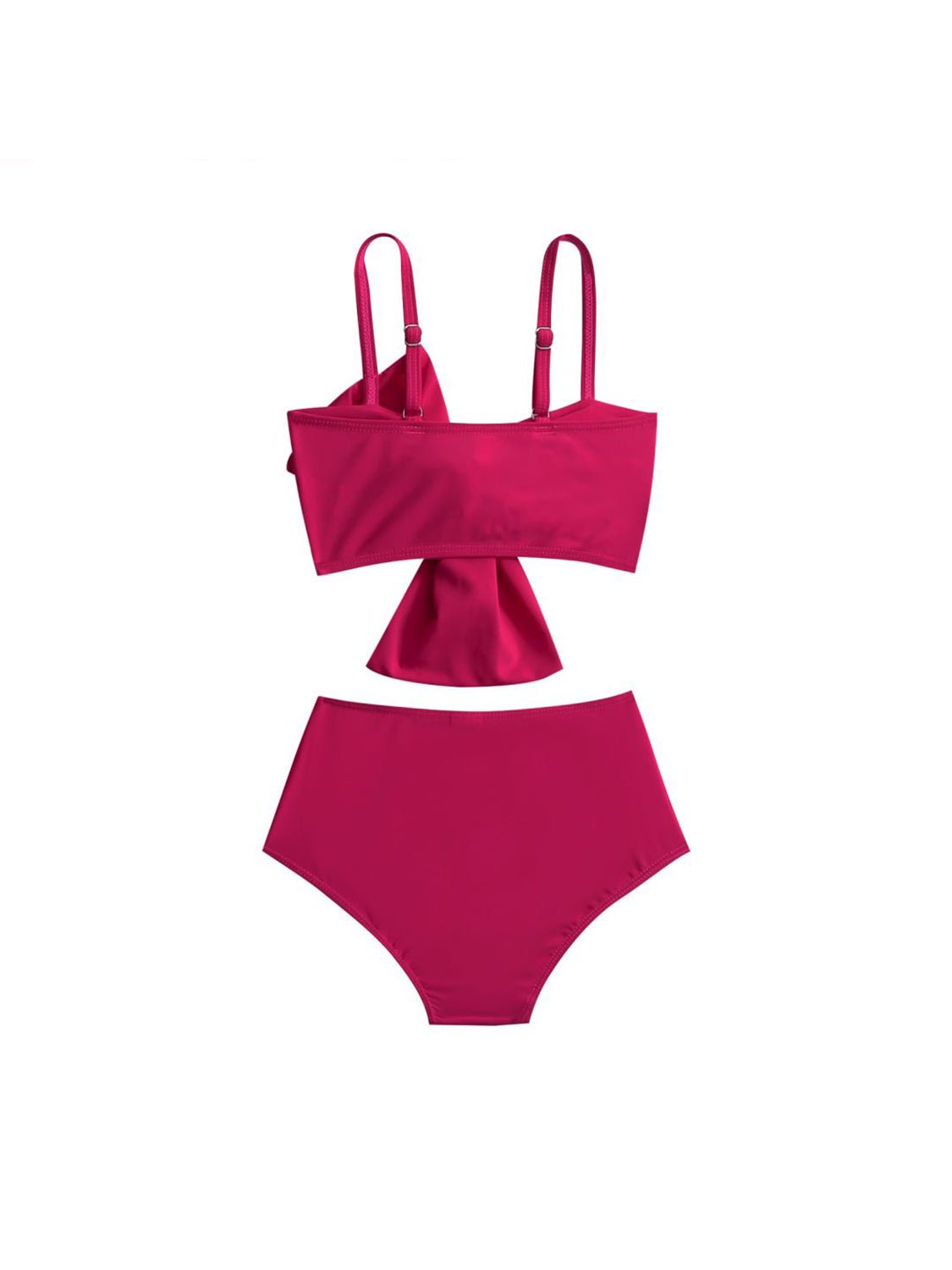 Twisted Spaghetti Strap Swim Set - Kalizeh