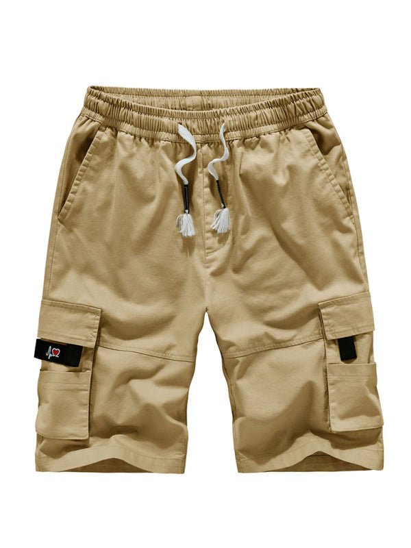 Versatile Essential Solid Cargo Shorts - Kalizeh