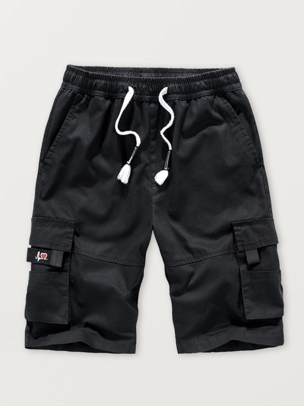 Versatile Essential Solid Cargo Shorts - Kalizeh