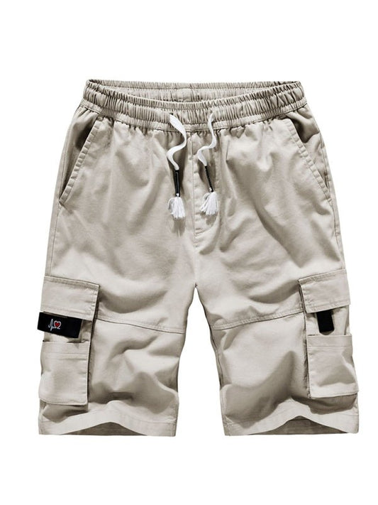 Versatile Essential Solid Cargo Shorts - Kalizeh