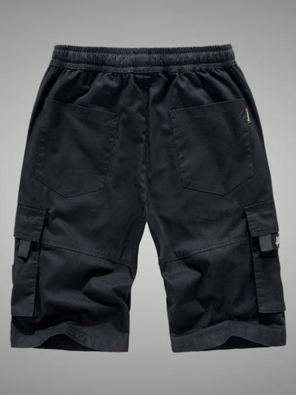 Versatile Essential Solid Cargo Shorts - Kalizeh