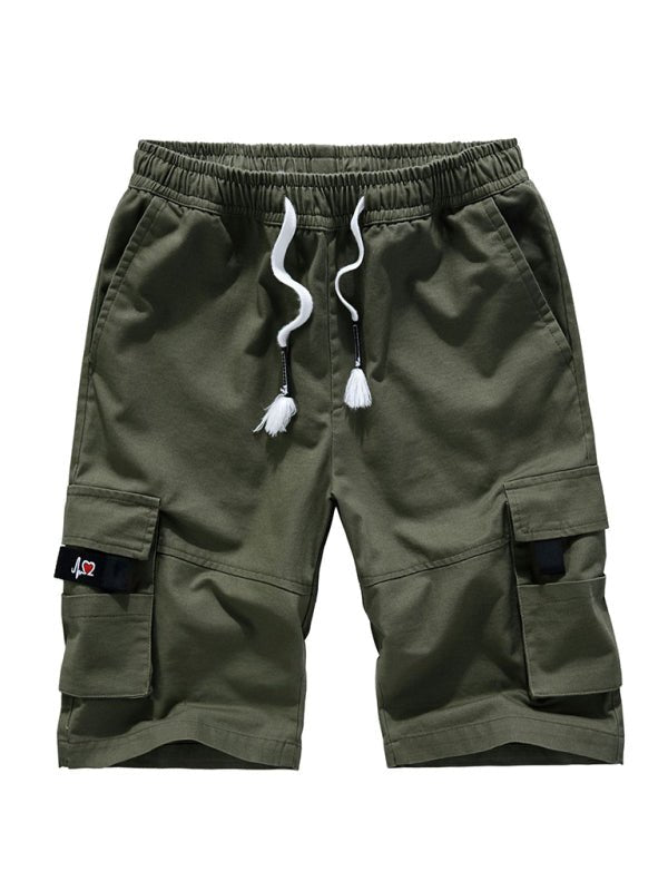 Versatile Essential Solid Cargo Shorts - Kalizeh