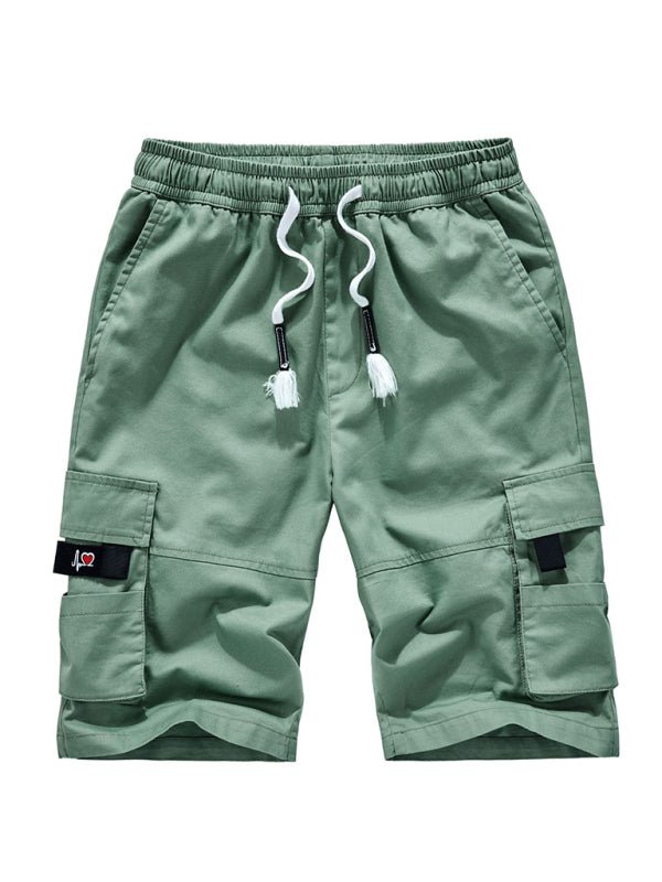 Versatile Essential Solid Cargo Shorts - Kalizeh