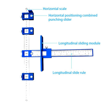 Woodworking Drill Punch Locator - Kalizeh